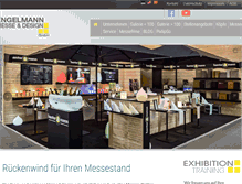 Tablet Screenshot of engelmann-messebau.de